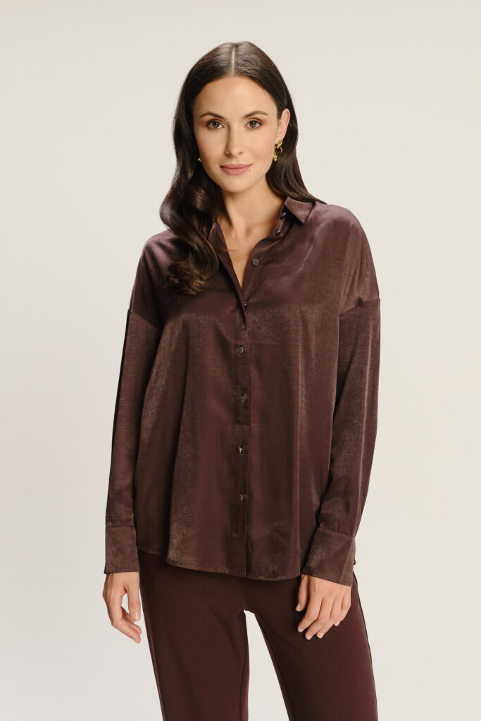 Czekoladowy total look na jesień 1